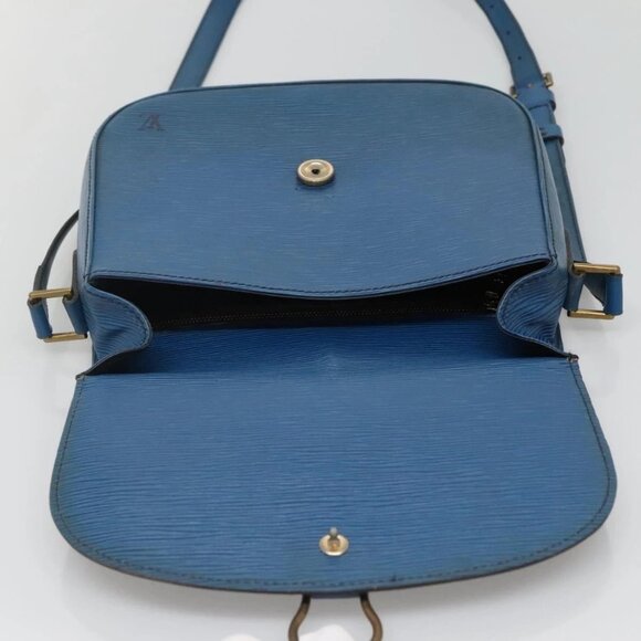 LOUIS VUITTON Epi Saint Cloud GM Shoulder Bag Toledo Blue  LV Auth - Picture 12 of 16